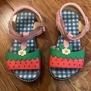 Mini Boden Strawberry Sandals
